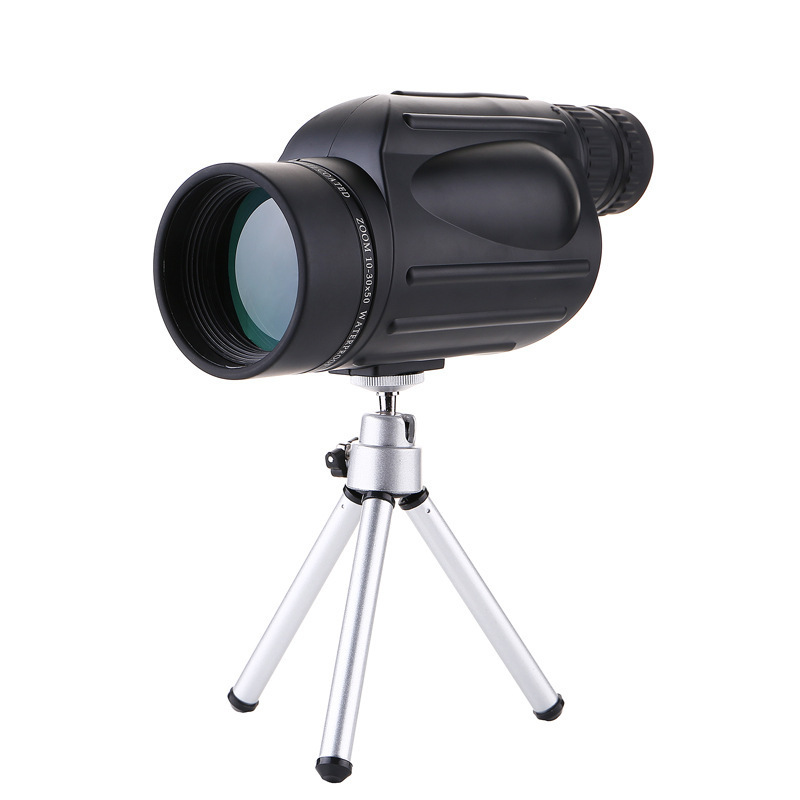 Gaomu Zoom telescope monocular 10-30x50 high magnification high-definition outdoor target lens Monocular observation glasses bird-watching glasses pic 3