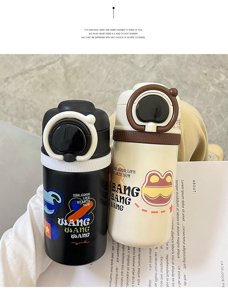 智能显温学生水杯2024新款卡通便携儿童吸管保温杯不锈钢厂家批发详情27