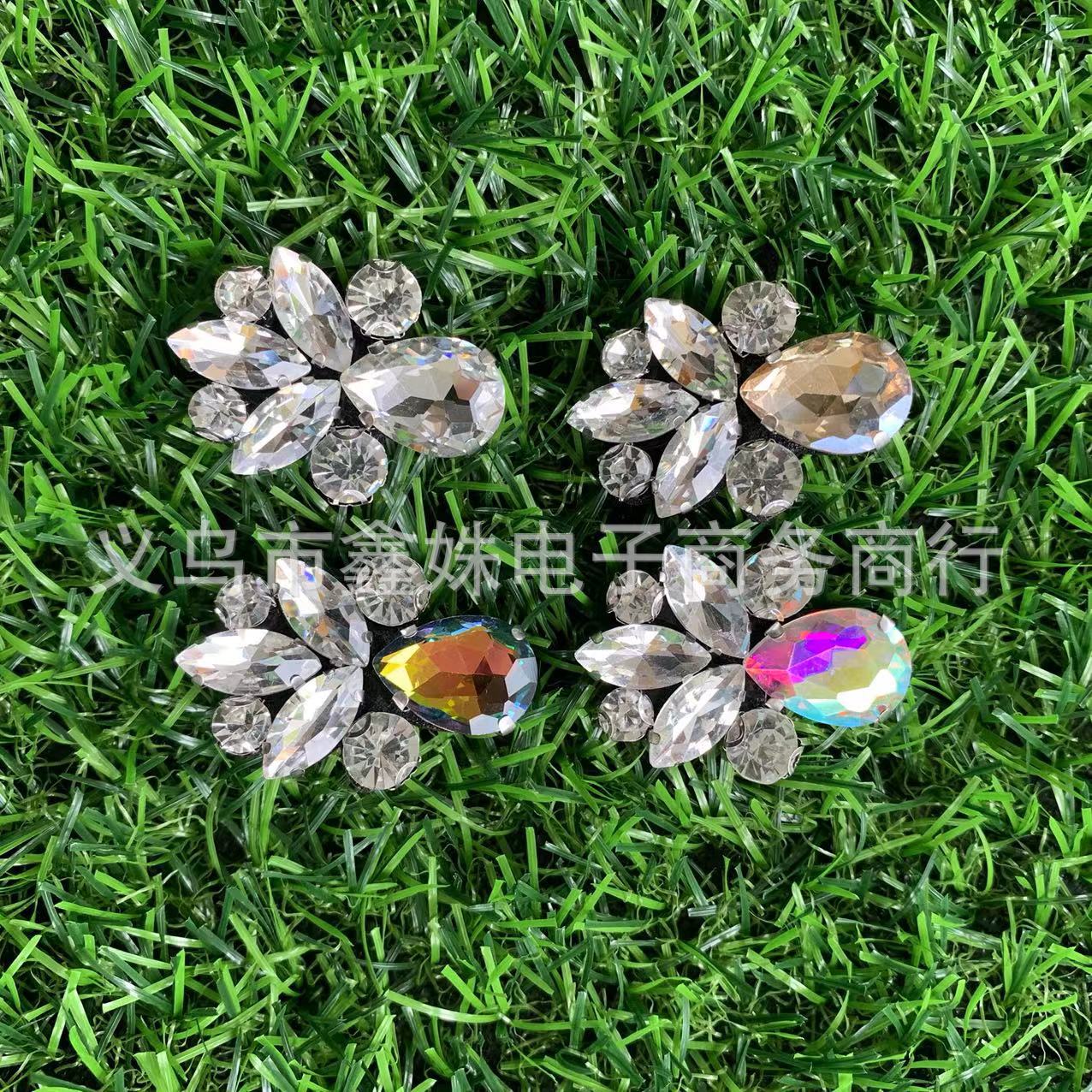 Crystal hot diamond back adhesive patch for bags, shoes and hats, diamond hot melt adhesive for accessories, clothing accessories and fabric stickers pic 12