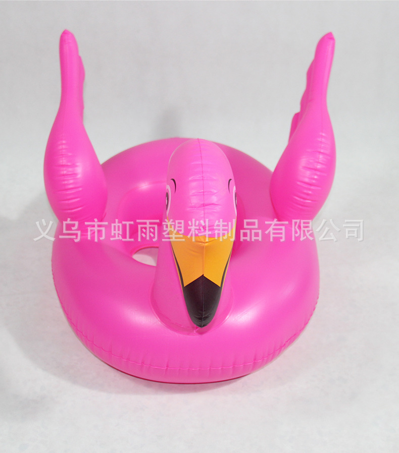 火烈鸟艇水上充气儿童玩具座圈带翅膀防侧翻游泳圈婴儿坐圈批发详情10