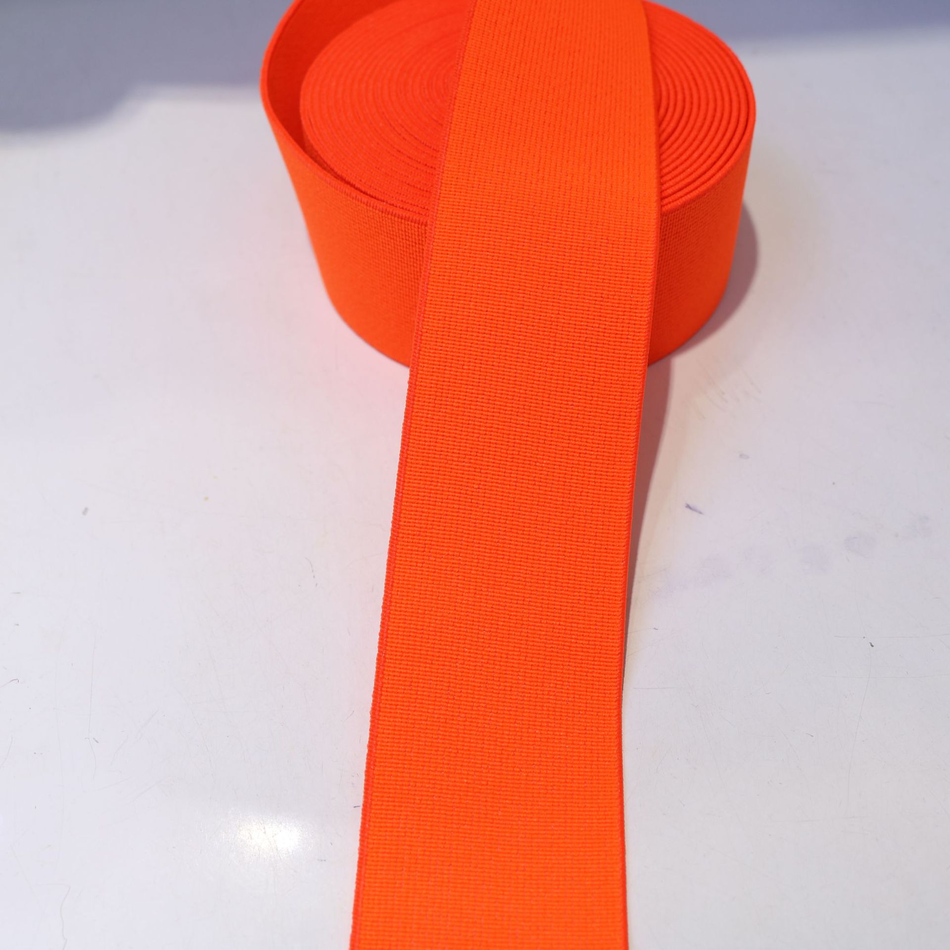 The manufacturer has in stock colored webbing, polyester denser imitation nylon elastic bands, clothing accessories, rubber bands, and supports color processing pic 13