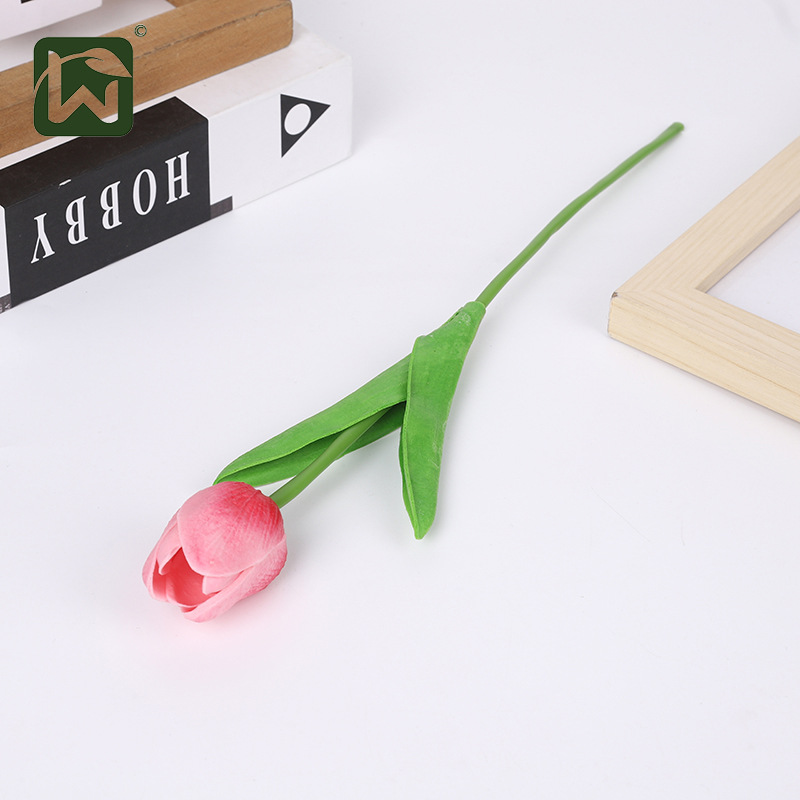 Factory direct sales of PU tulips with a touch of glue, calla lilies, artificial flowers, single stems wholesale, home living room and bedroom artificial flowers pic 26