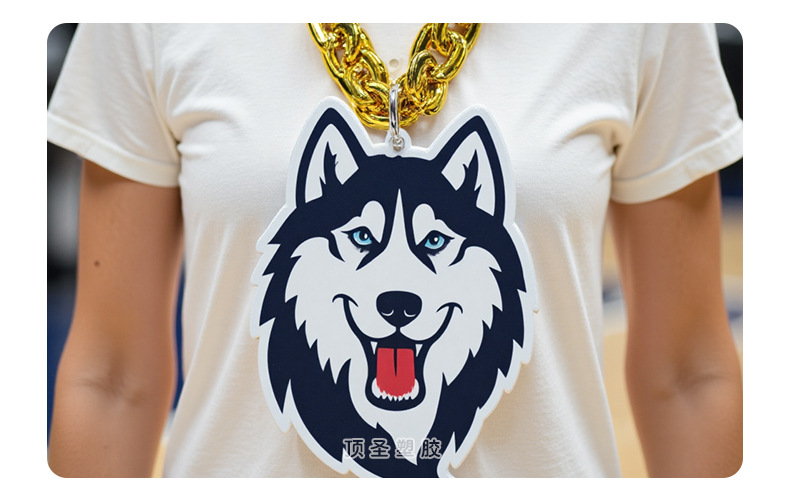 厂家EVA泡沫大项链球迷粉丝吊坠服饰球队啦啦队吊牌NFL跨境详情6