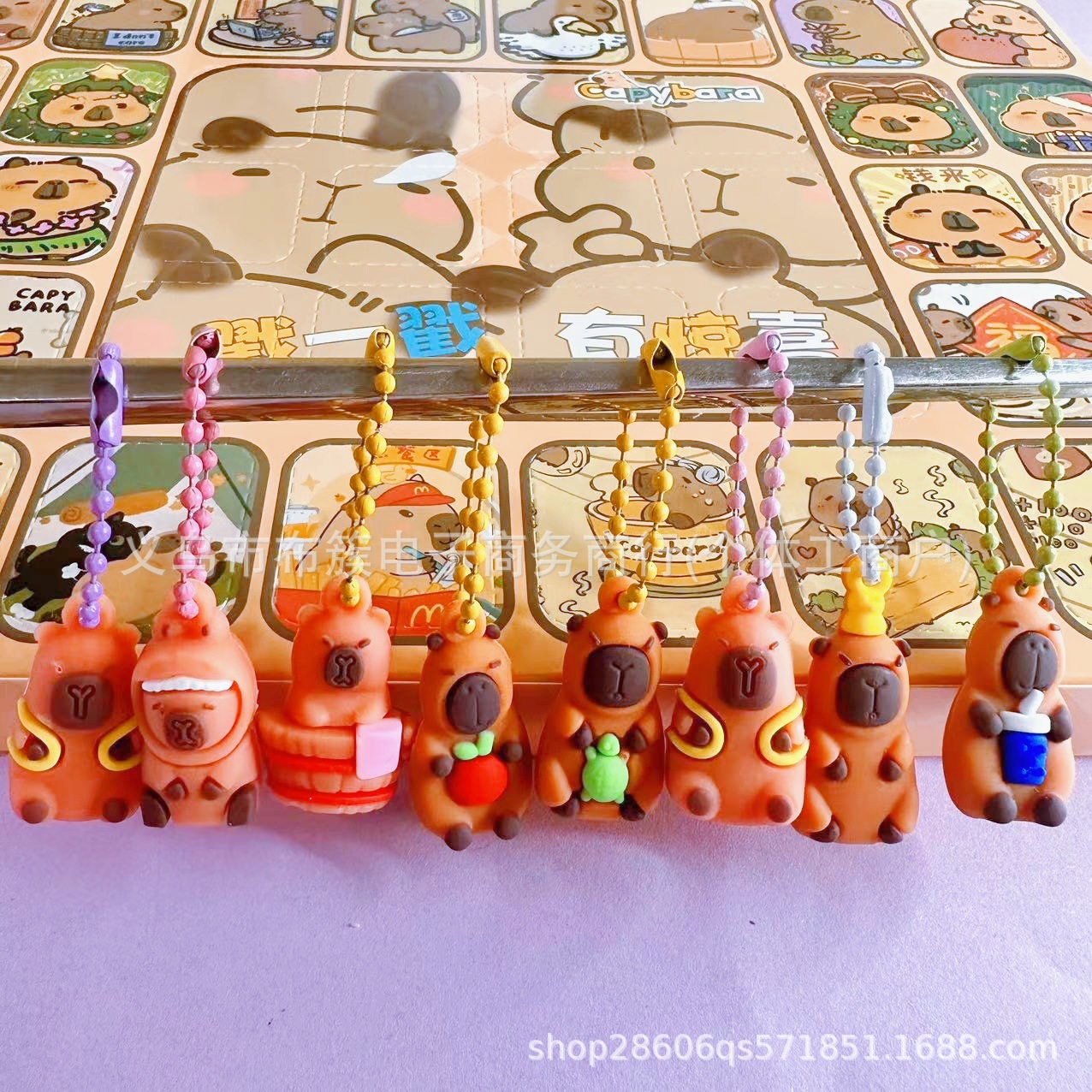 40洞蛋仔公仔盲盒戳戳乐挂件儿童玩具校园礼品软胶盒装多款随机赠品详情23