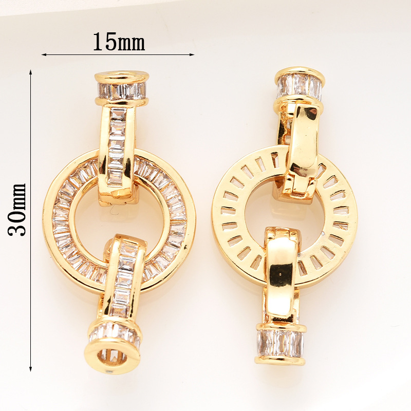 Zhuji pearl necklace buckle 8-shaped buckle, handcrafted end buckle, connecting buckle, mother-and-child buckle, sweater chain, universal buckle, DIY accessories pic 44