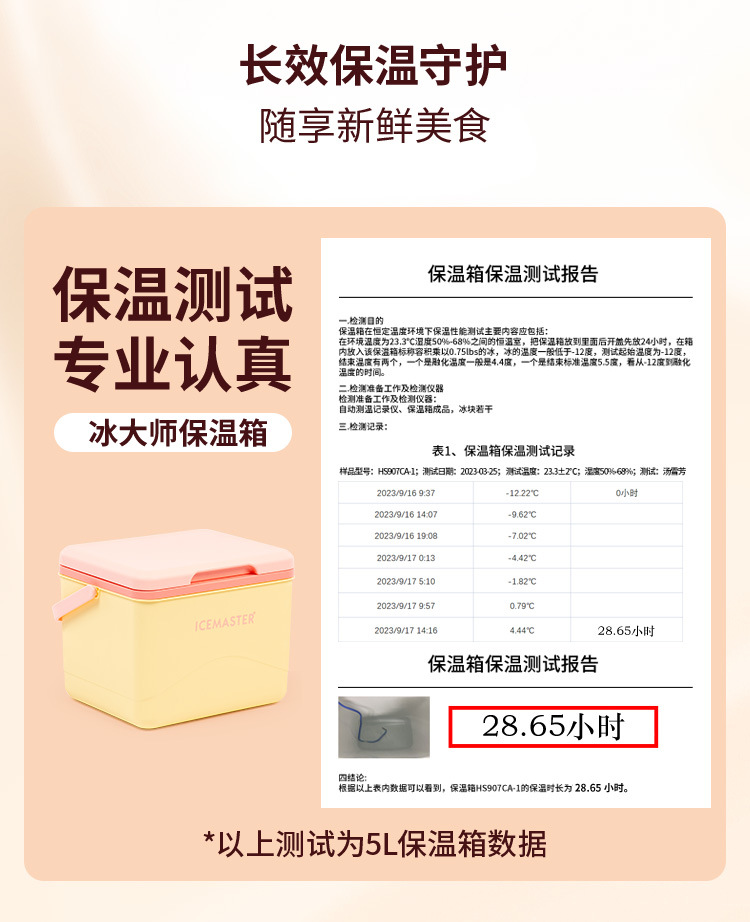Portable refrigeration box, ice maker, coaster, insulated box, 2L portable refrigeration insulated box pic 10