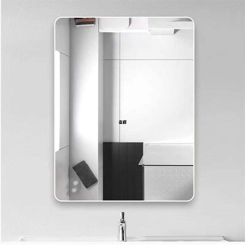 卫生间镜子免打孔粘贴化妆镜洗手间厕所洗漱台梳妆卫浴挂墙浴室镜详情7