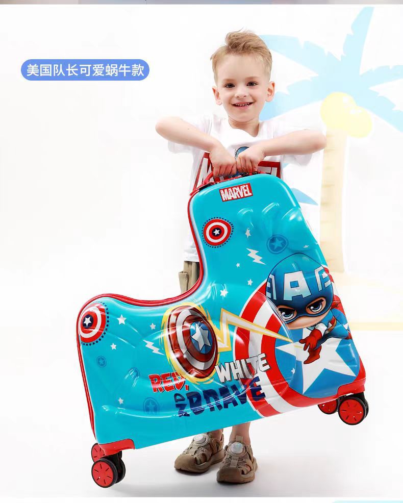 Maleta niños trolley case troyano cartoon travel case baby case embarque engrosado niños trolley case pic 12