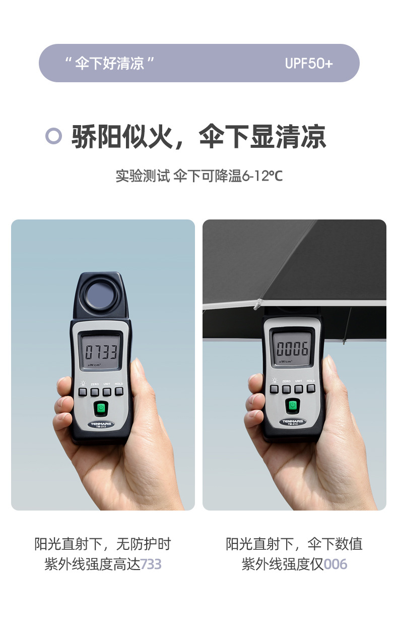 新款10骨大自动防风雨伞配色手柄三折男士商务伞雨伞定logo刻字详情22