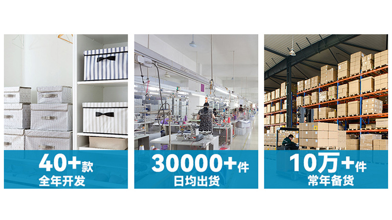 灰色旋转多用收纳盒内衣收纳盒12格可调分隔盒详情1