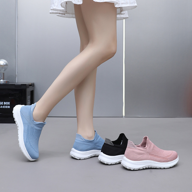 2025春季时尚休闲单鞋一脚蹬男女同款透气舒适时尚百搭软底软面鞋详情18