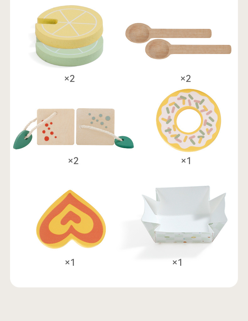 ONSHINE/ Childhood Infinite Girls Play House Afternoon Tea Set Children's Simulation Educational Toys Birthday Gift pic 12