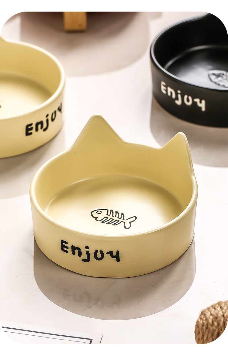 猫耳朵造型宠物食盆宠物用品喂食碗宠物碗宠物自动喂食器宠物食盆实用耐用详情11