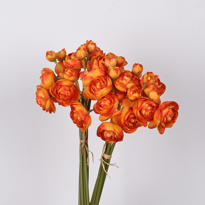 迷你露莲花露莲把束仿真花小茶玫花束假高级感家居装饰花婚庆绢花详情16