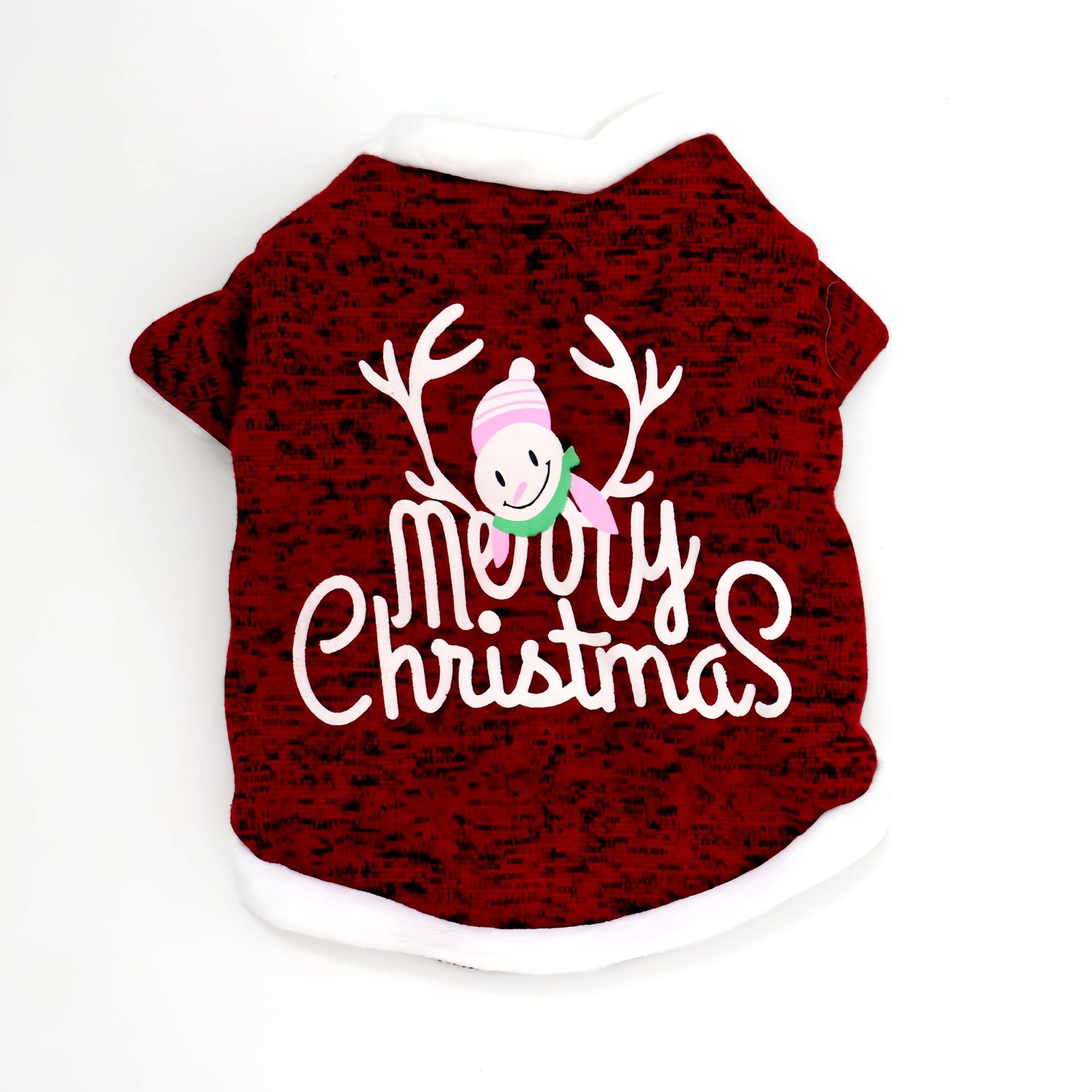 Factory direct sales of pet clothing, dog autumn and winter warm fleece, festival wear, Christmas style, snowman, elk pic 4