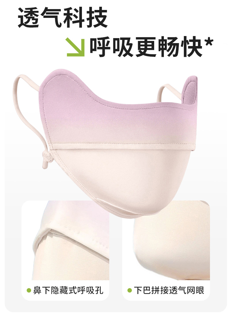 欧若风防晒口罩冰丝女护眼角锦纶透气防紫外线夏季遮阳脸罩面罩详情35