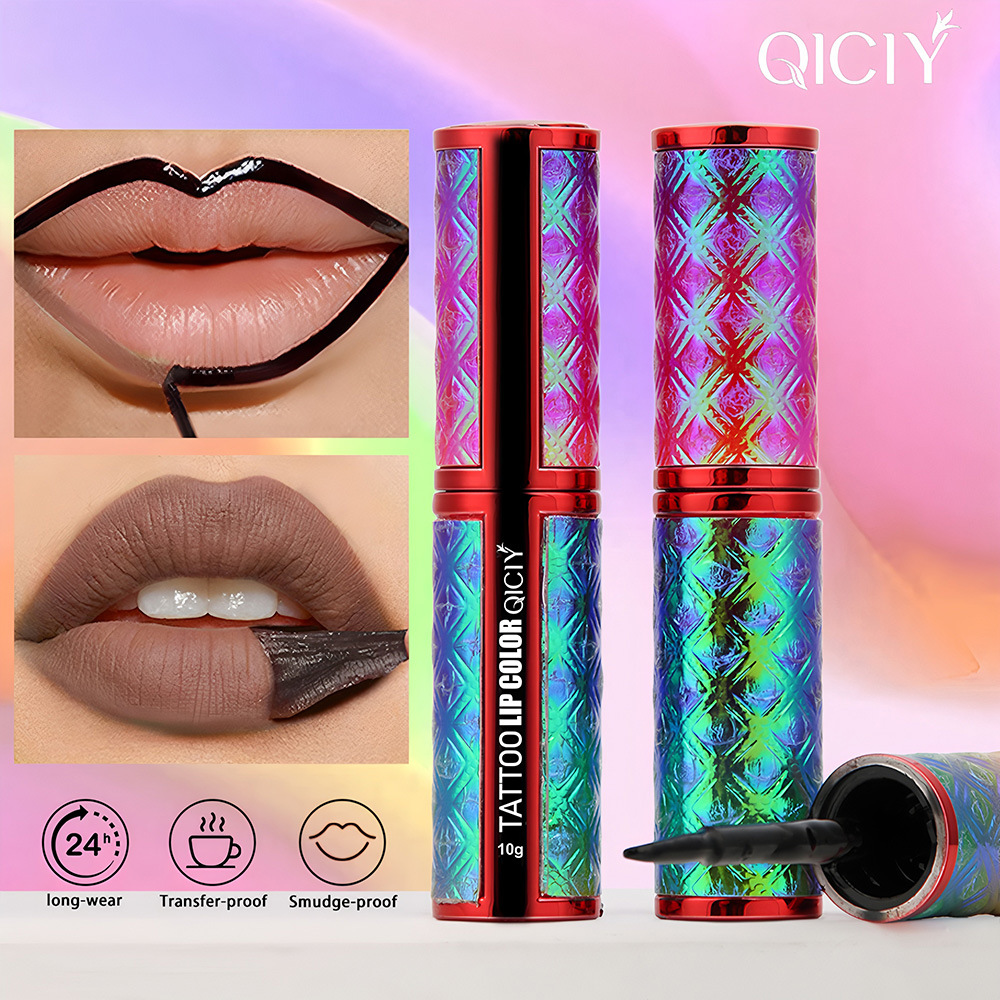 【 Cross-border Exclusive 】 Wholesale of QICIY 4-color peel-off lip Gloss and non-smudging peel-off lip gloss and lip gloss pic 8