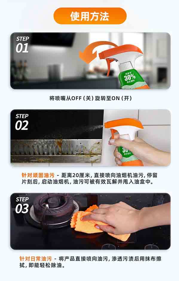 威猛先生厨房重油污清洁剂 油烟机灶台油渍清洗厨房重油污净批发详情8