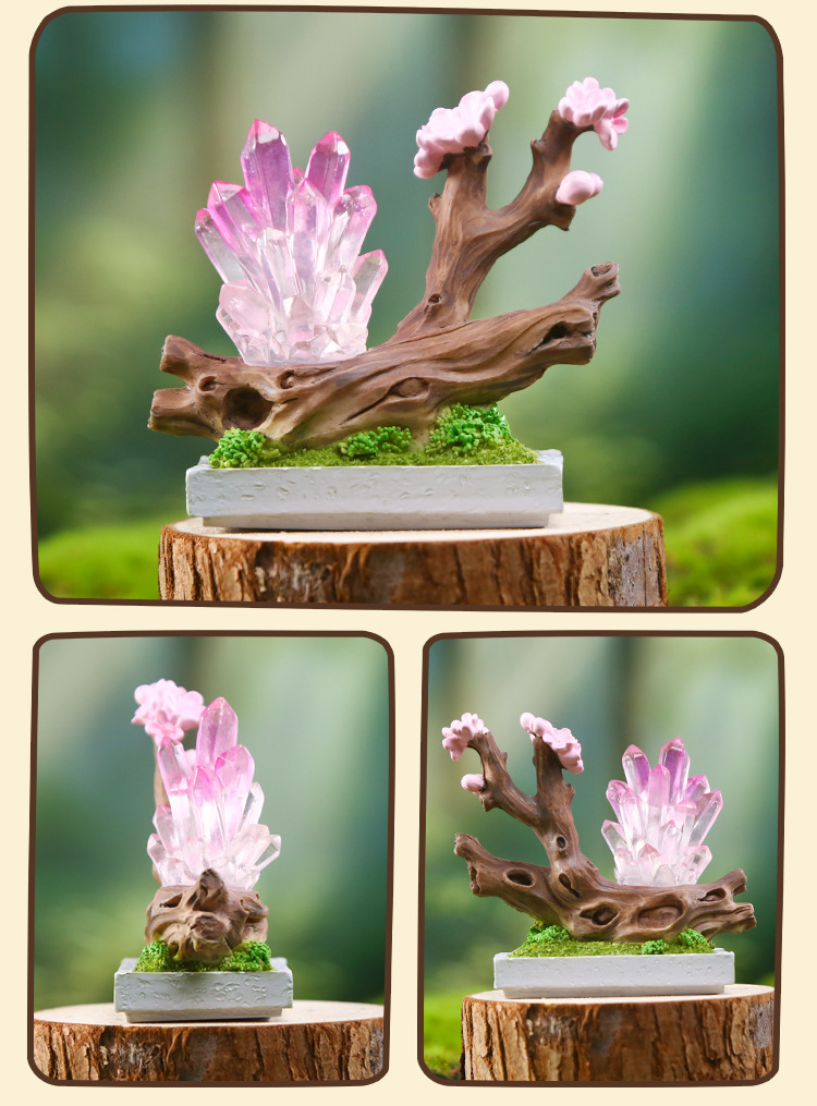 Crystal Story Blind box Creative design: Crystal illuminated table ornaments in various styles, exquisite crystal blind box wholesale pic 14
