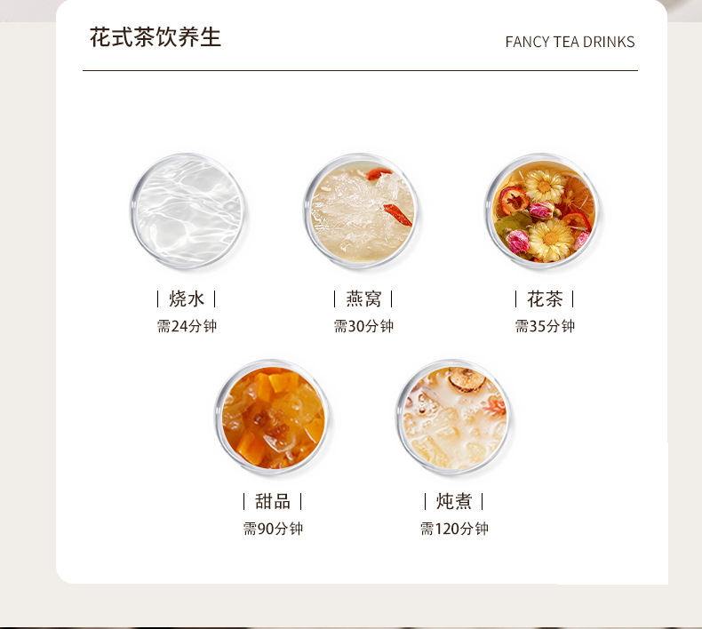 新款家用玻璃养生壶花茶壶多功能分体养生杯办公室小型炖煮烧水壶详情7