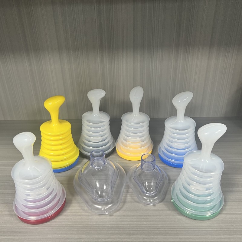 跨境户外窒息急救训练面罩呼吸训练器人工心肺活量训练器现货详情1