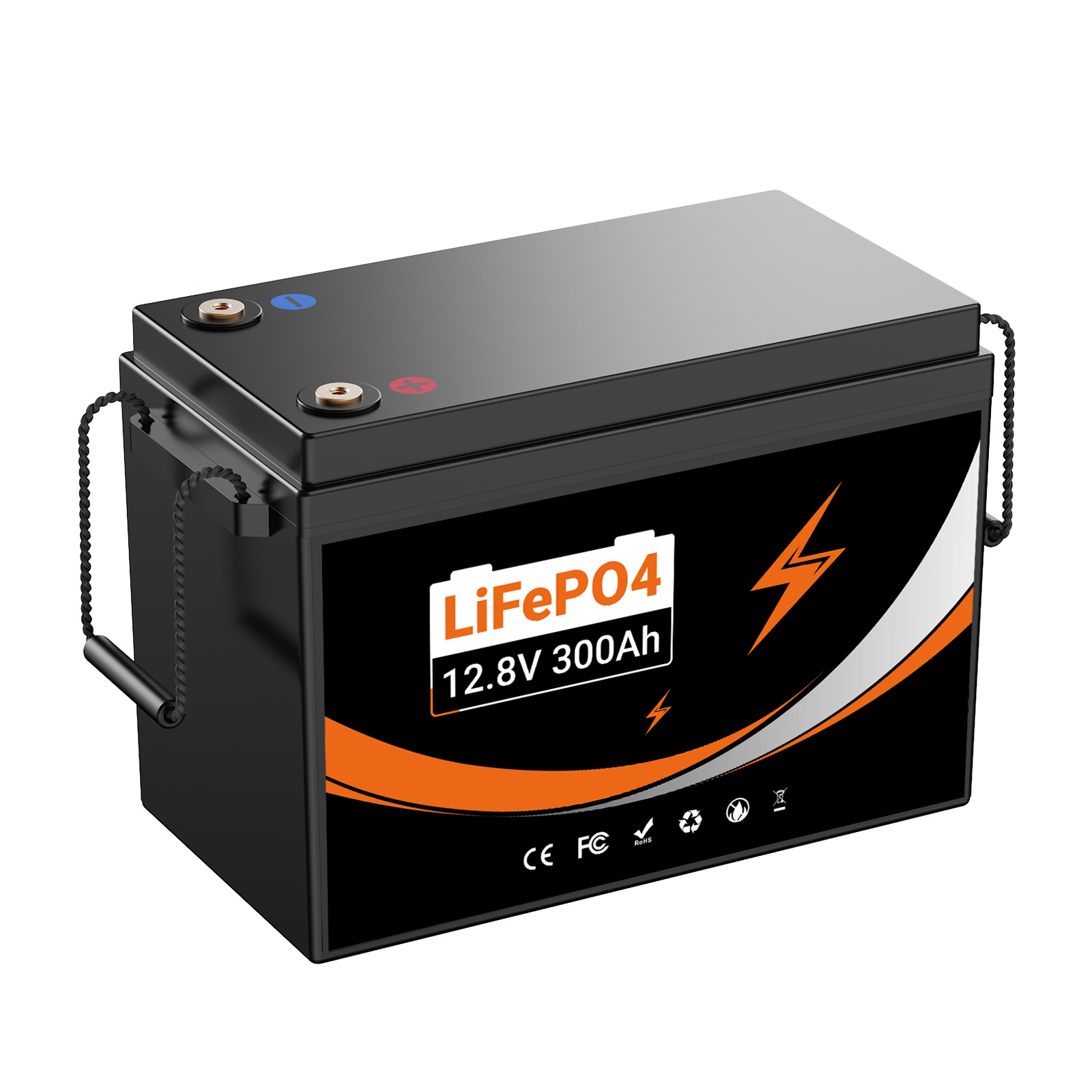 Lithium iron phosphate battery 12.8V300AH large-capacity rv battery golf cart support overseas warehouse consignment pic 3