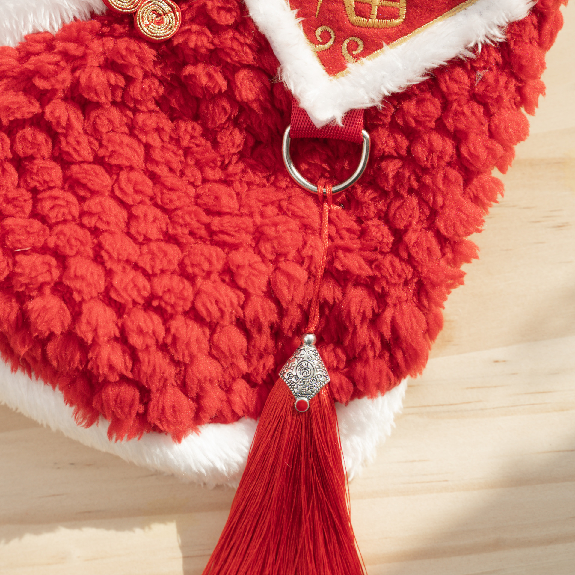 新年国风刺绣加绒保暖宠物狗狗猫咪衣服泰迪毛绒狗唐装猫用品服饰详情10