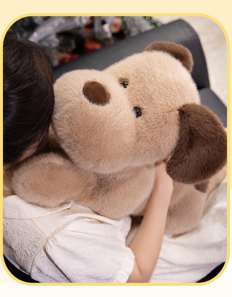 可爱趴姿金毛狗狗跨境毛绒玩具儿童宠物玩偶小狗生日礼物婚庆娃娃详情5