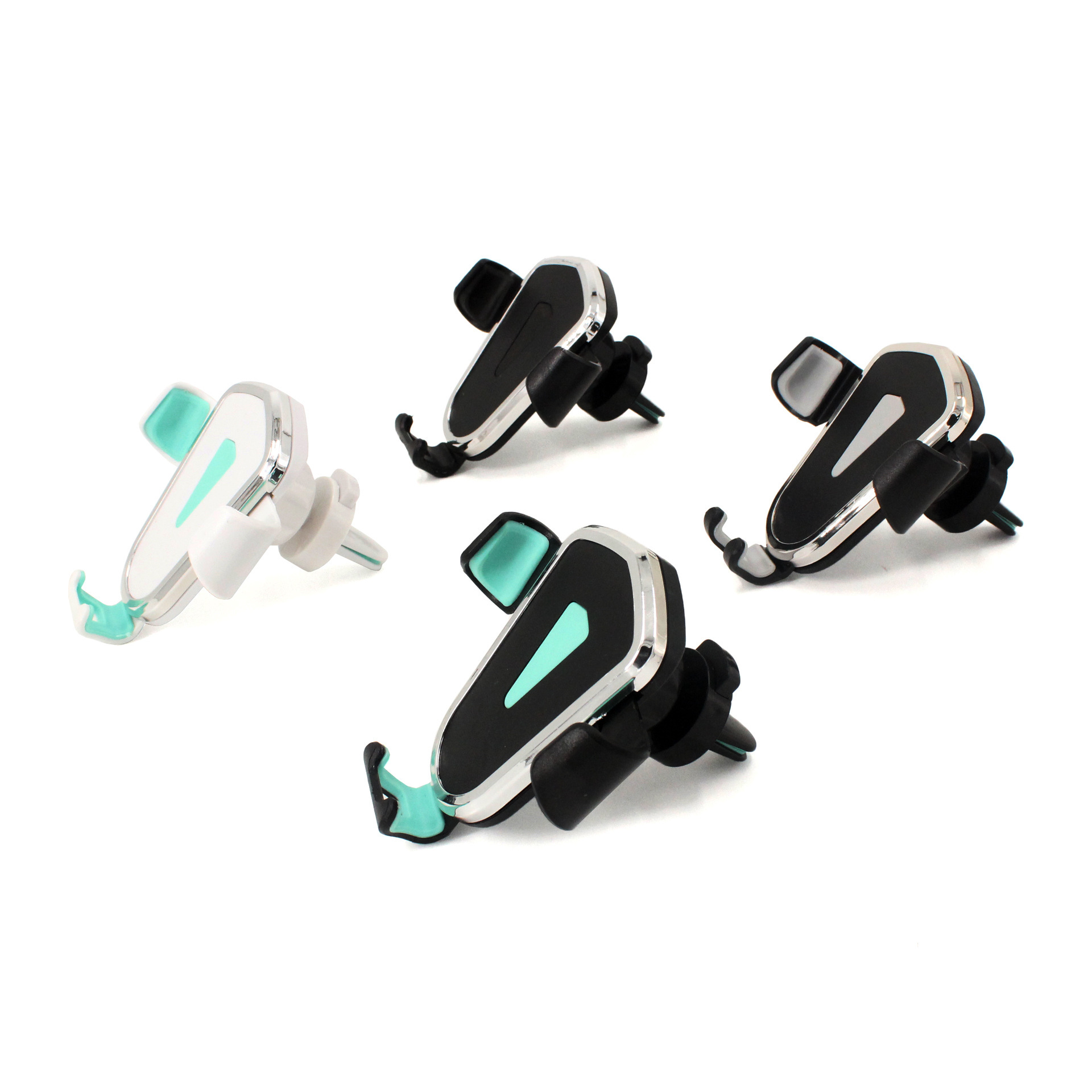 6907 Dashboard air outlet dual-purpose mobile phone stand, mobile phone gravity stand, car telescopic stand pic 9