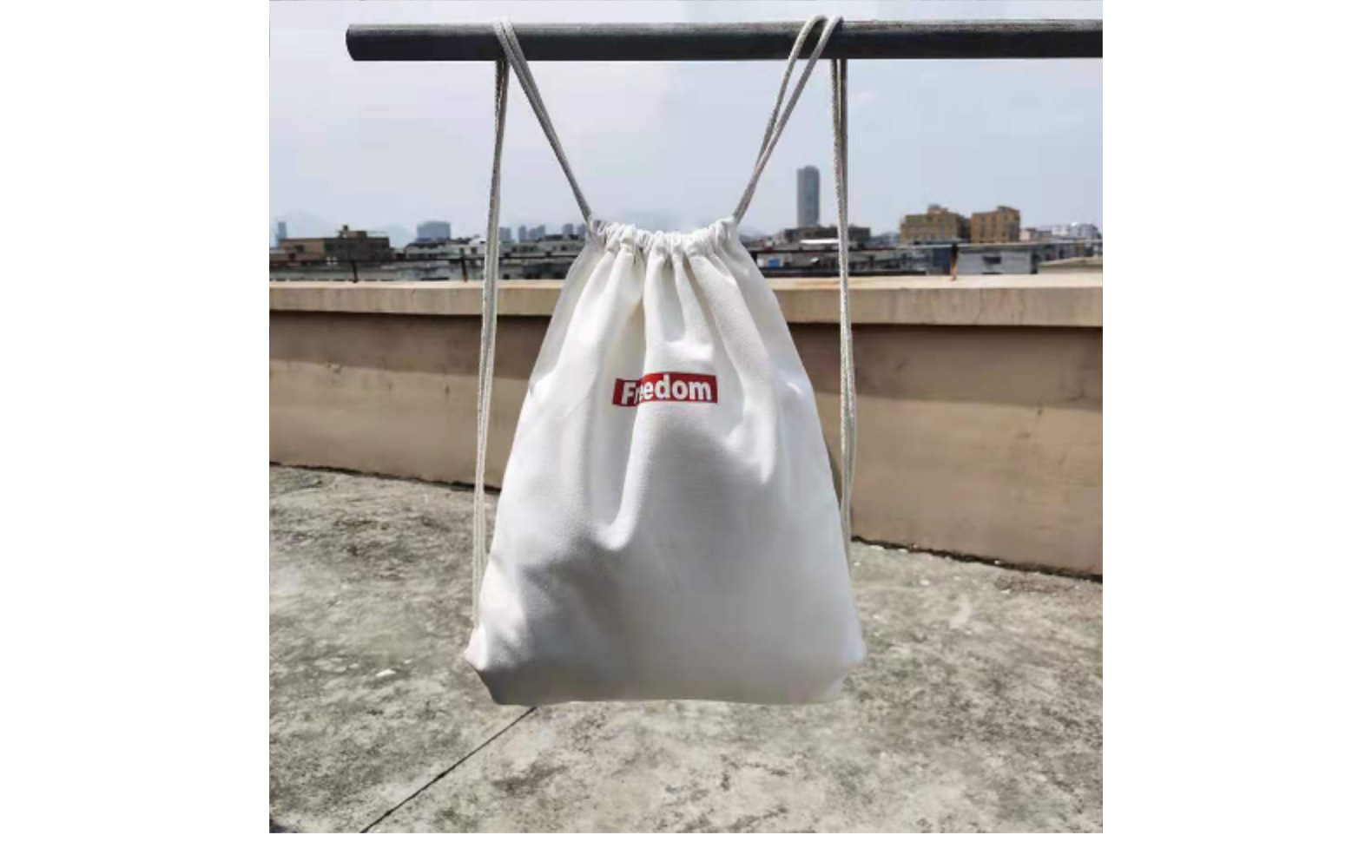 Student book bag, tutorial bag, art bag, casual shoulder bag, A05 canvas dual-purpose backpack, drawstring pocket for storage pic 6