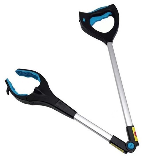 跨境专供可折叠家用抓取器可锁定可90°旋转grap it伸缩拾取工具详情11