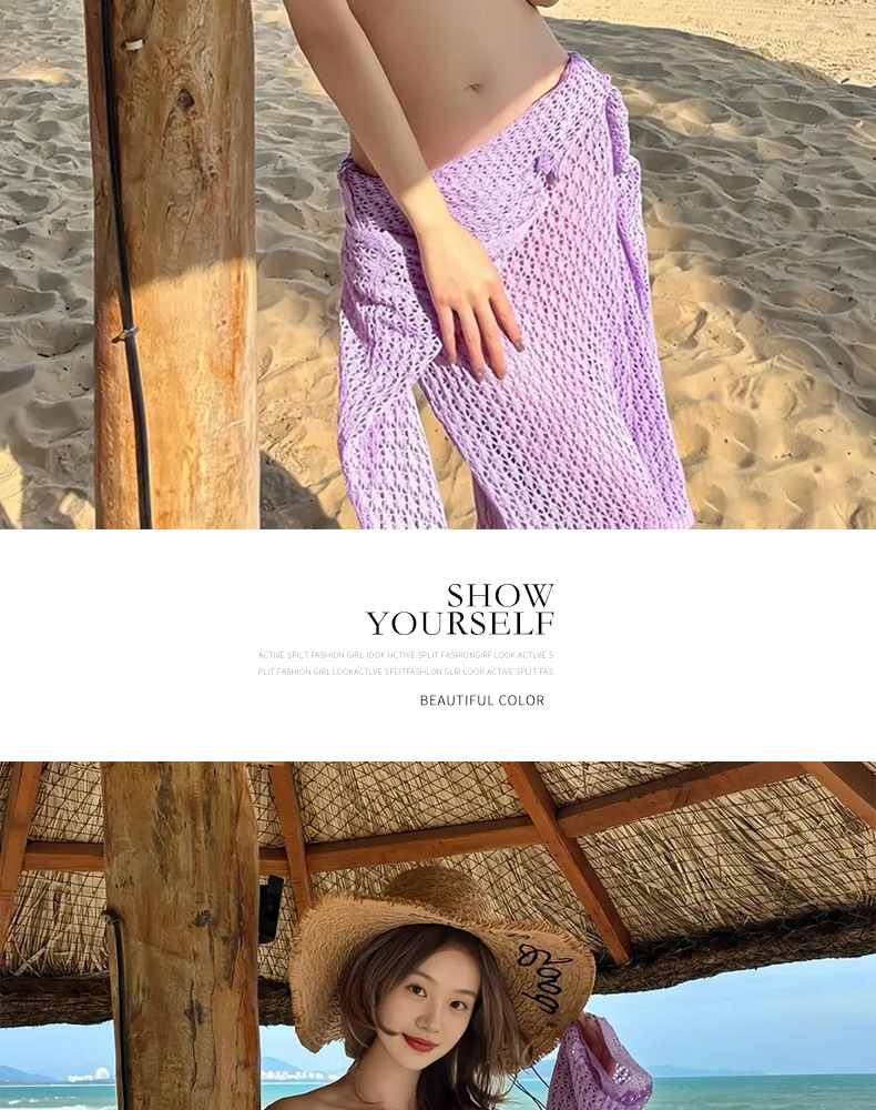 New Thai swimsuit, smock, long dress, sexy bikini, three-piece set, high-end vacation swimsuit for women 125092 pic 16