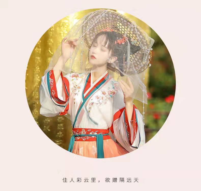 明制表演汉服女长袖中国风尾货甲胄服饰详情8