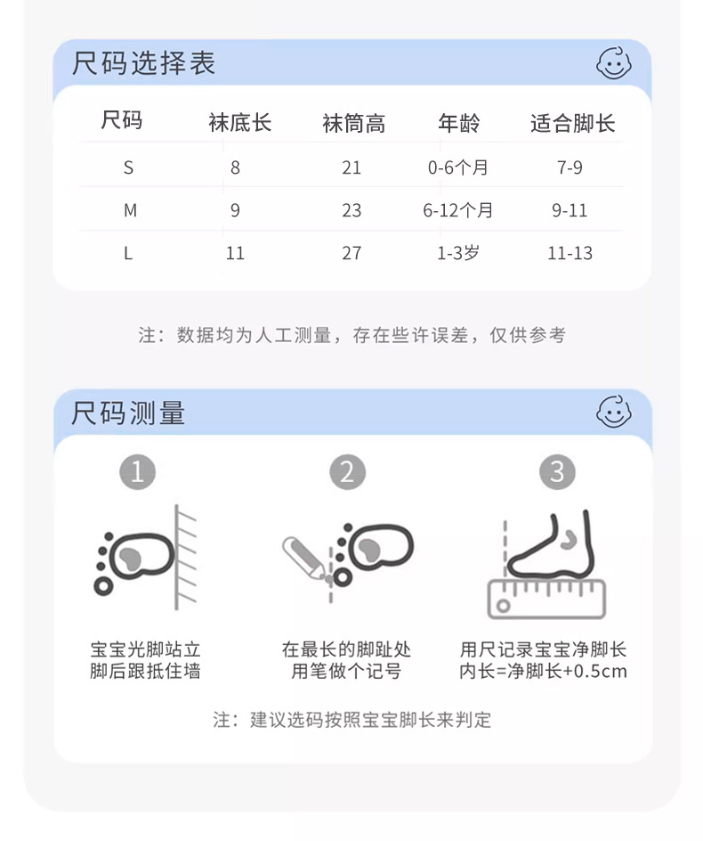 2026春夏过膝防蚊宝宝袜薄款透气甜美花边婴儿袜子公主风童袜详情3