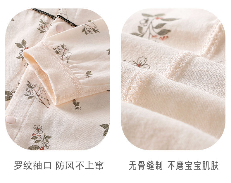 婴儿夏天衣服外穿薄款女宝婴儿连体衣a类夏安阳婴童装空调服睡衣详情8