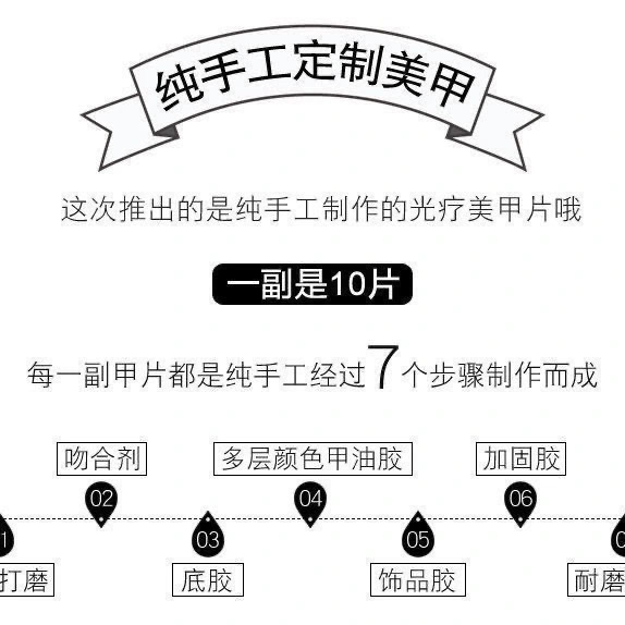 【金属波点】纯手工美甲穿戴甲金属波点美甲高级辣妹魔镜波点详情8