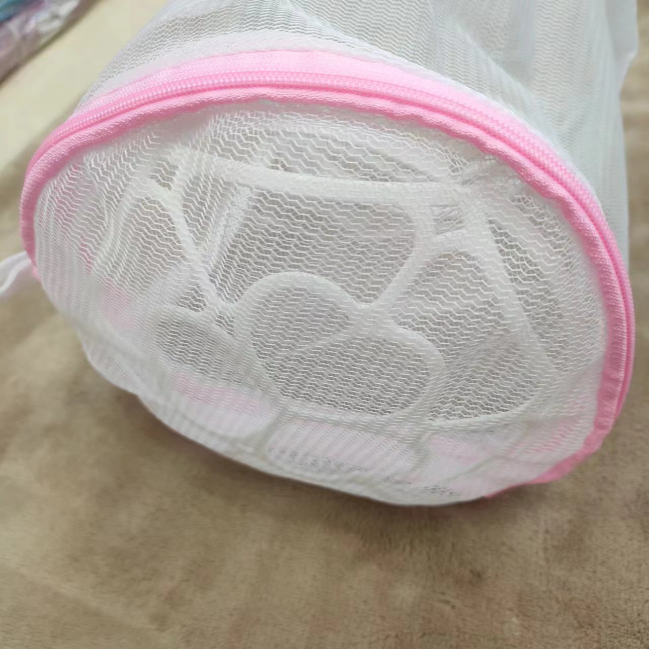 文胸洗护袋机洗内衣洗护袋 内衣洗衣袋单层带支架 防变形胸罩网兜详情3