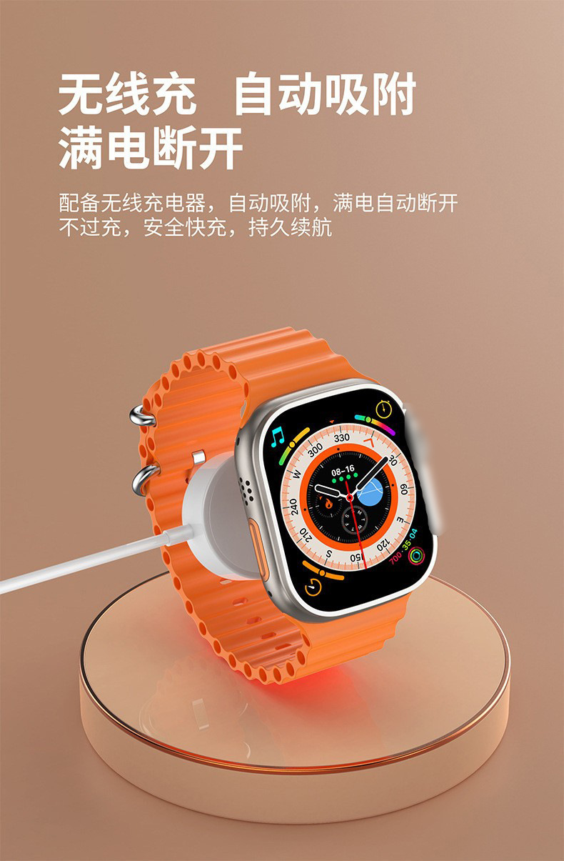 s9ultra smartwatch Dynamic Island Bluetooth Call Heart Rate and Blood Pressure s10ultra Sports Watch pic 7