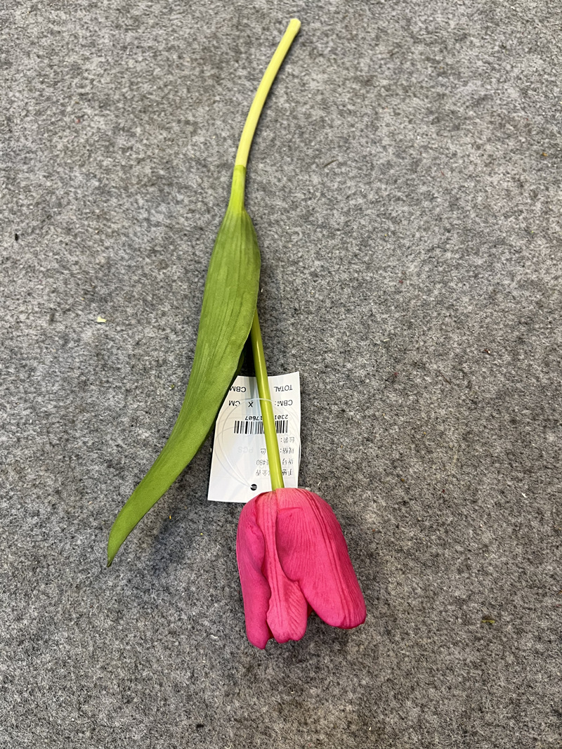 ins韩式仿真花束手感保湿郁金香家居装饰花摄影道具民宿高端摆花详情13