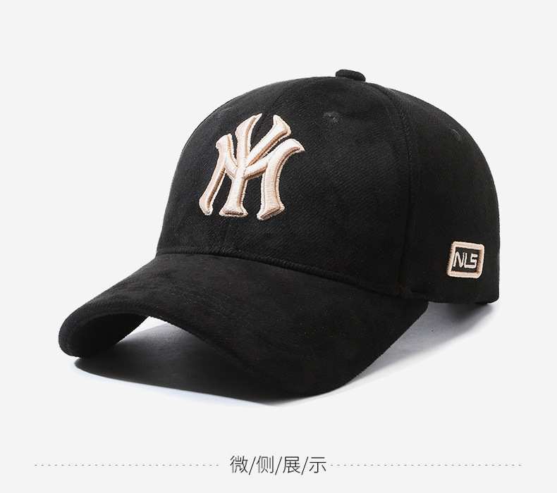 春秋新款棒球帽遮阳鸭舌帽男女情侣潮流欧美时尚刺绣字母百搭帽子详情9