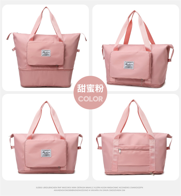 短途手提收纳包旅行包单肩大容量女男士小行李包袋健身出差待产详情21