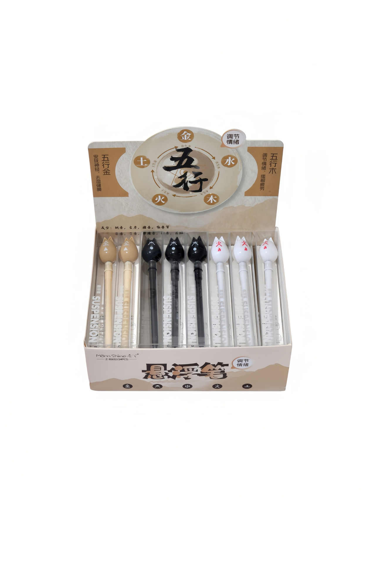 Chenxi Long Pen Cap Gel Pen 0.5 Black pen core Popular creative floating Pen New Five-element Fragrance student writing and office pic 2