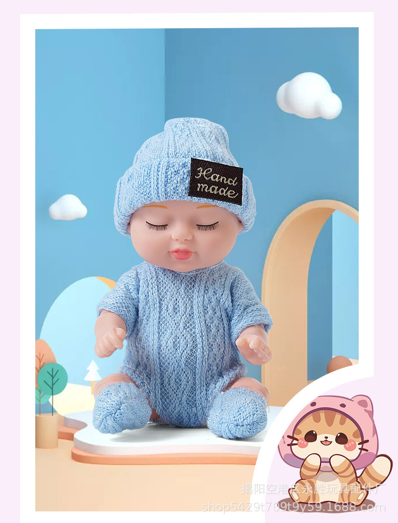 欧美洋娃娃睡眠仿真重生娃娃儿童玩具礼盒女孩公主跨境搪胶公仔玩偶详情14