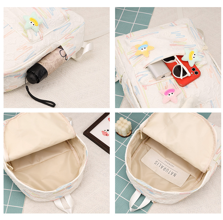 森系新款大容量可爱轻便时尚简约百搭高颜值初高中大学生双肩背包详情35