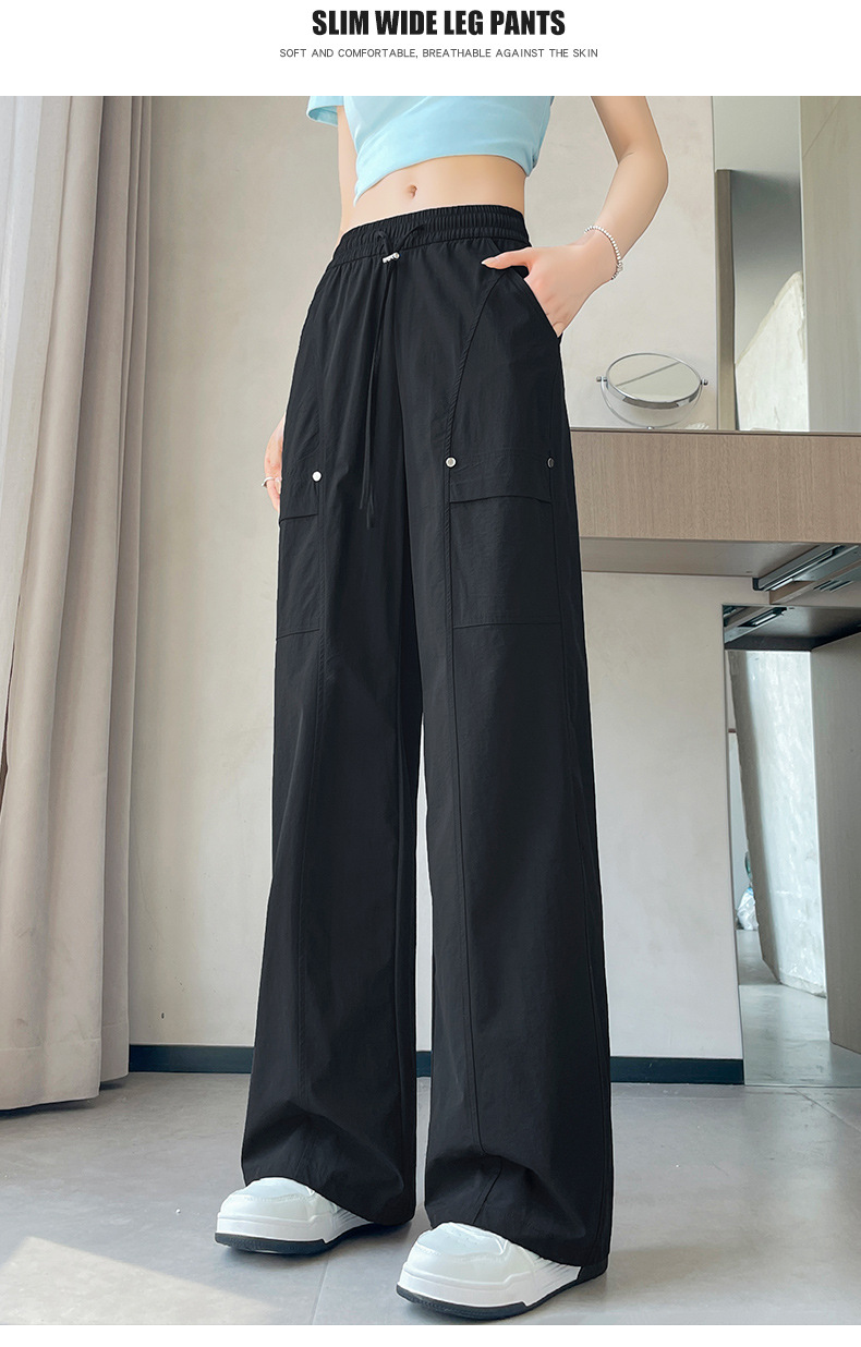 New quick-drying, slimming, loose jazz dance summer American street casual sport pants pic 17