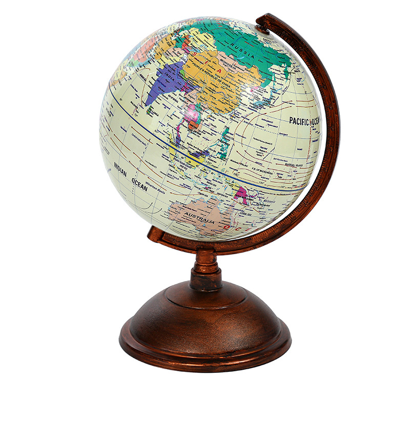 Globe ornament, antique, light luxury, high-definition handicraft, 20cm, white office for administrative regions, school, student teaching AIDS wholesale pic 10