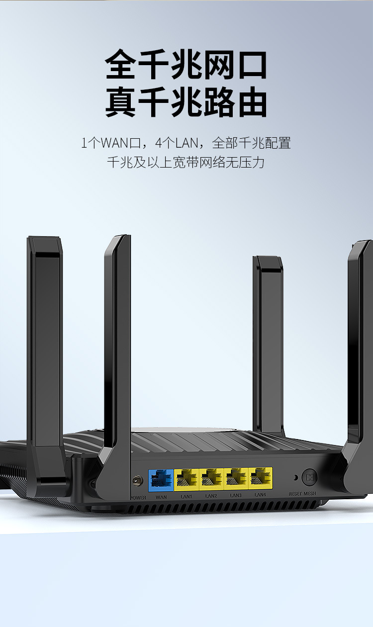 COMFASTCF-WR635AX大功率无线路由器六天线穿墙全屋WiFi6路由器详情11