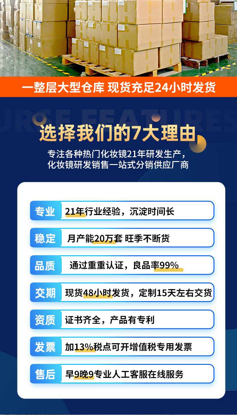 金属折叠小镜子批发手持双面翻盖小圆镜随身便捷化妆镜礼品印logo详情3