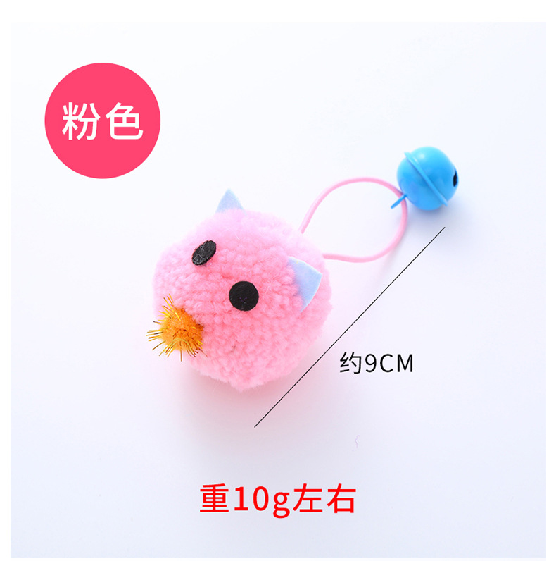 Factory wholesale of cross-border pet supplies, bells, mouse heads, mouse-shaped cat toys, self-entertainment and fun cat toys pic 15