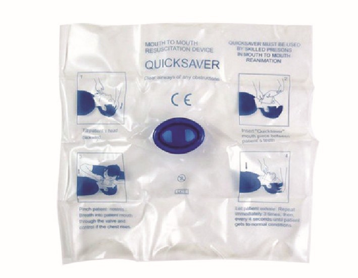 跨境专供一次性CPR单向人工呼吸面罩人工呼吸器便携式户外急救包详情7